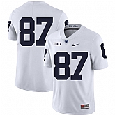 Penn State Nittany Lions 87 Kyle Carter White Nike College Football Jersey Dzhi,baseball caps,new era cap wholesale,wholesale hats